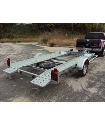 Portacoches de un eje 1300kg